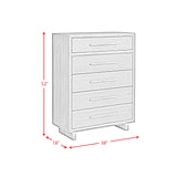 Brisbane UPH Bedroom Set with Boucle Beige and LED