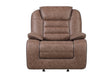 U2250 Brown Glider Recliner