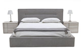 Juliana - Italian Modern Grey Upholstered Bed