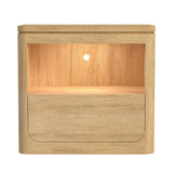 Rosalie Nightstand with USB & LED