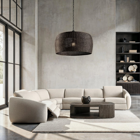 Avignon Fabric Power Motion Sectional
