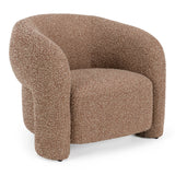 Bates - Modern Brick Fabric Accent Chair + Ottoman