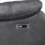 Morello Console Loveseat W/Pwr Fr-Gray