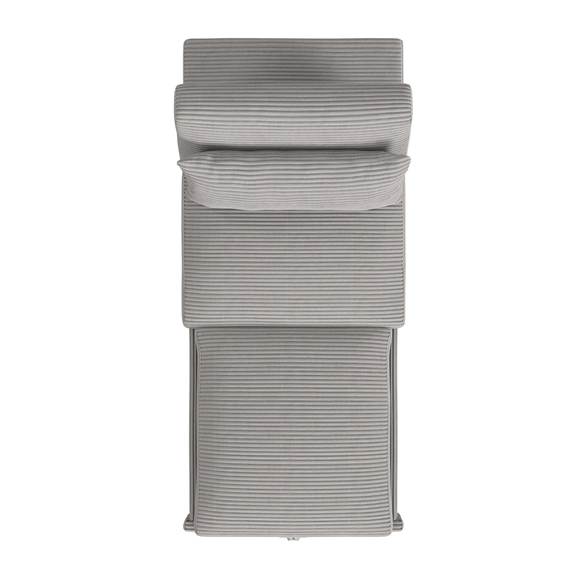 Pluto Chair with kidney pillow, Klik Klak and Pop up in Coronado Grey