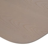 Connie - Modern White Oak Oval Coffee Table
