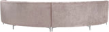 Jackson Pink Velvet 2pc. Sectional