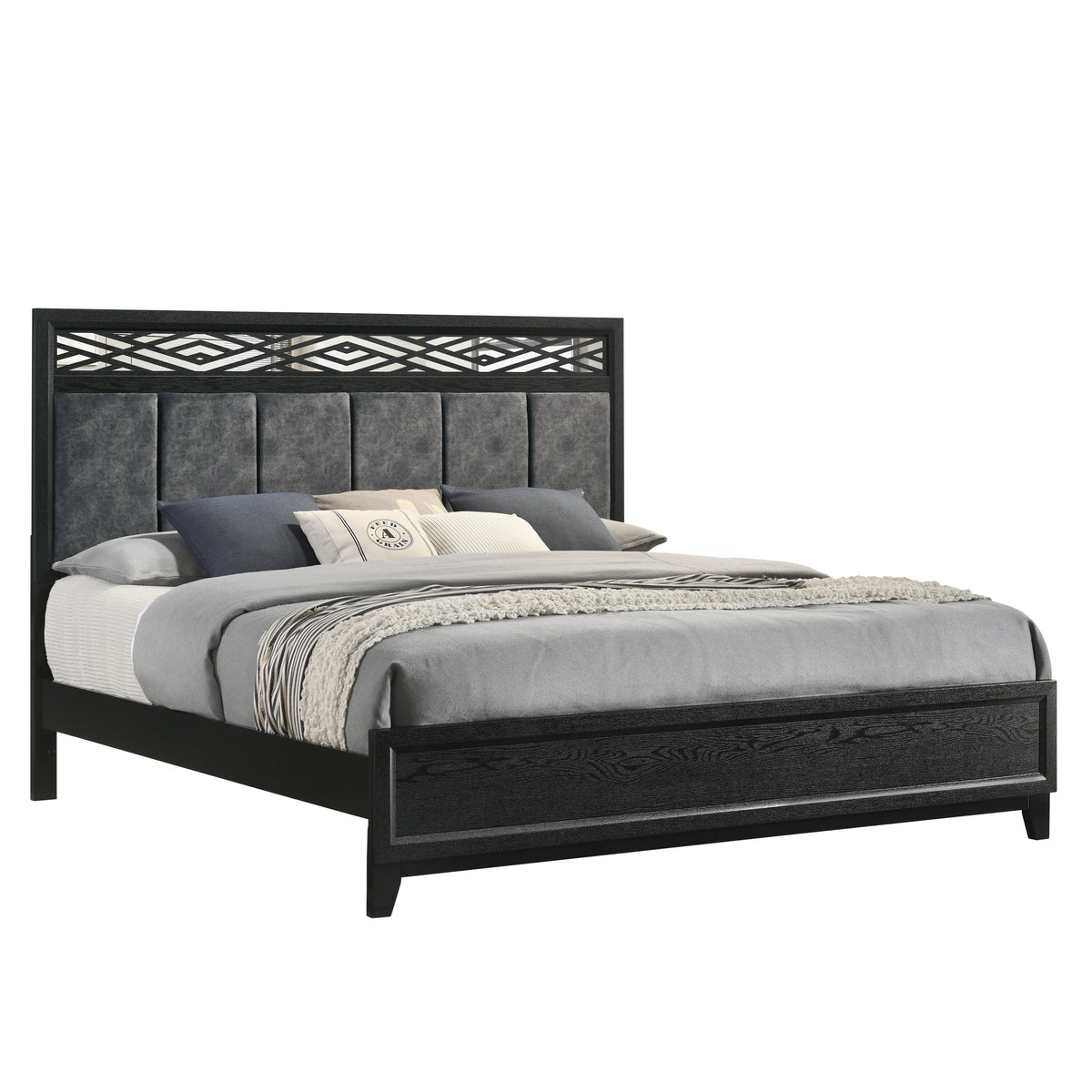 OBSIDIAN California King WK SIDE RAILS-BLACK