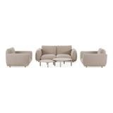 Palma - Outdoor Grey Olefin Fabric Sofa Set
