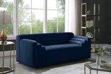 Naya Navy Velvet Loveseat