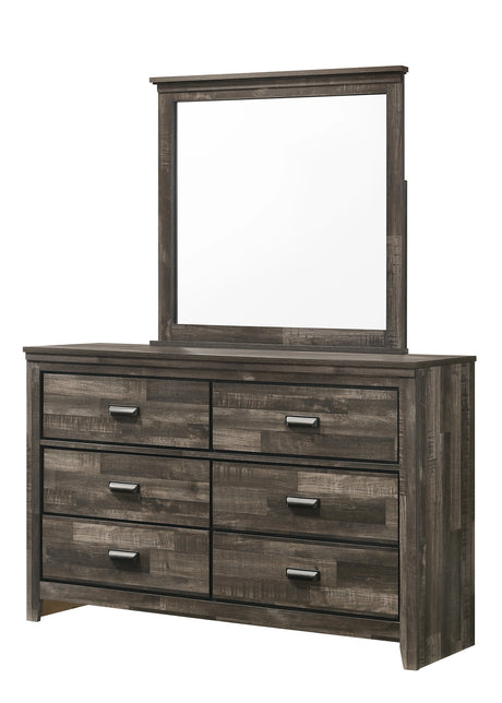 Crown Mark Furniture Carter Dresser Mirror in Brown image