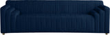 Naya Navy Velvet Sofa