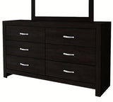 Crown Mark Furniture Jaylen 6 Drawer Dresser in Black image