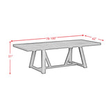 Transcend Table in Charcoal