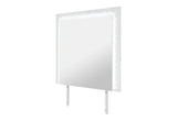 Naomi Silver Marble Mirror with LED