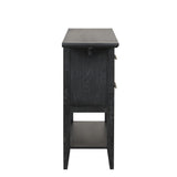 Sable Crest Drop Leaf Server-Black