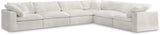 Cozy Cream Velvet Cloud Modular Sectional