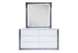 Ylime Smooth White Dresser with LED