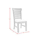 Colorado Side Chair Charcoal (2pcs per pack)