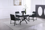 Xander Matte Black Dining Table
