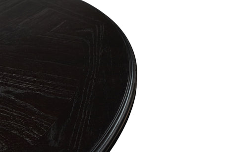 Gia 5 Pc 42" Round Counter Dining Table & 4 Chairs-Ebony