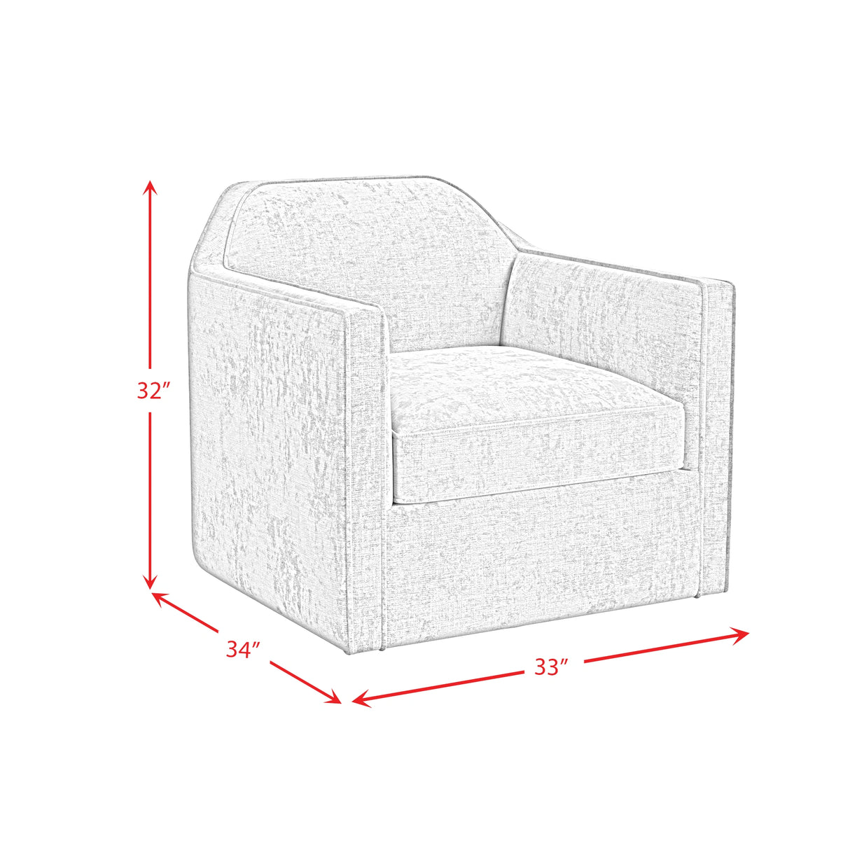 Hamlin Swivel Chair in Beamer Cement