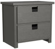 Elements International Cali Kids Nightstand in Sleek Gray image