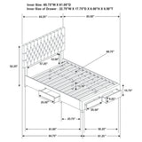 Soledad Panel Platform Storage Bed