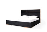 Cartier Modern Black & Rosegold Bedroom Set