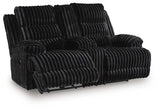 Rhine Falls Reclining Loveseat with Console