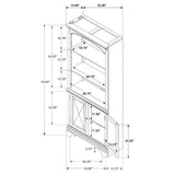 Hartshill Bookcase with Cabinet