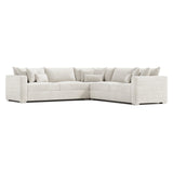 Helena Fabric Sectional Metal Foot