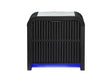 Beckett White/Black Nightstand with LED, Cooler and Speaker