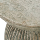 Katyal - Modern Old Grey Fiberform End Table