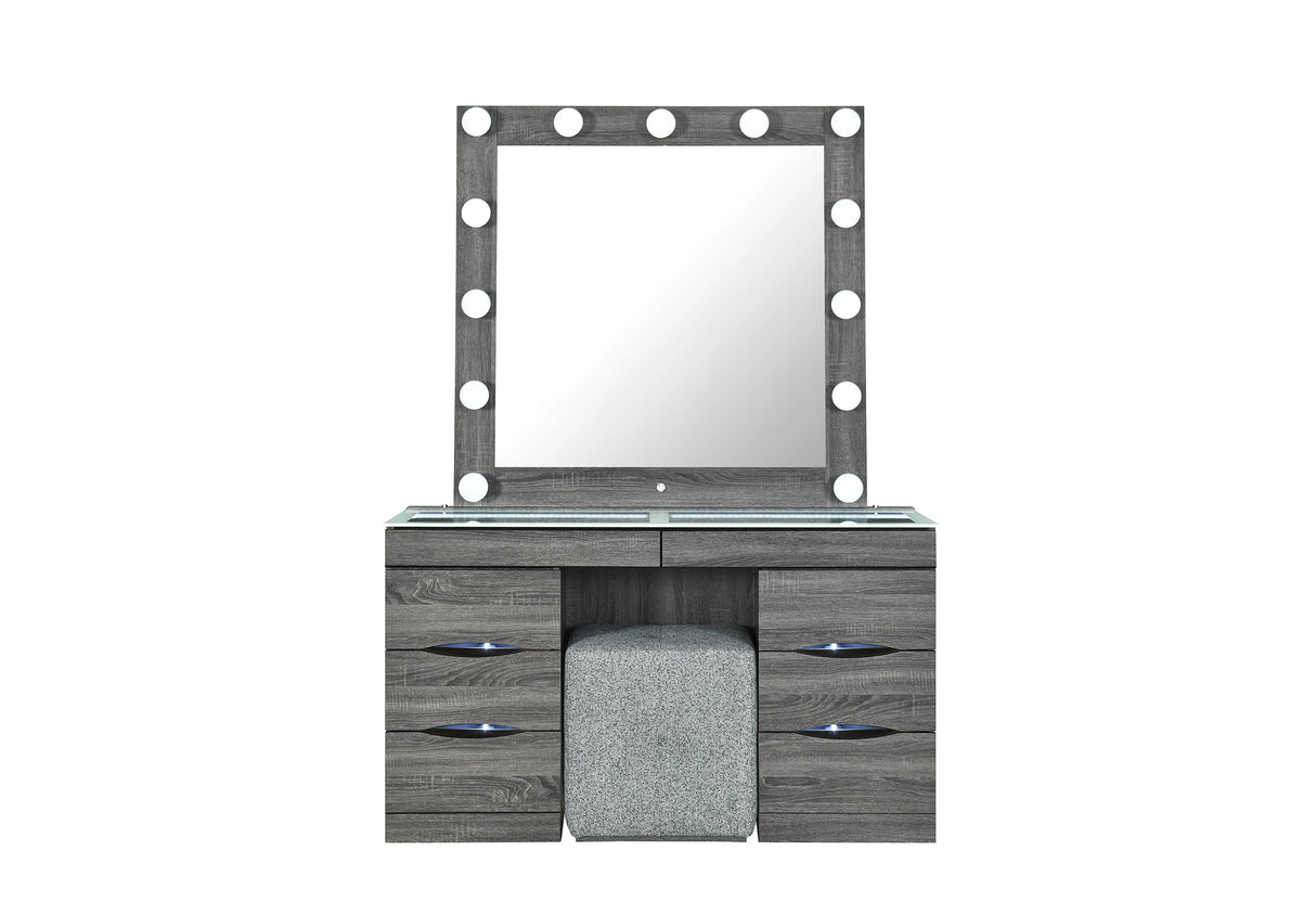 Lexi Grey Vanity with Speaker