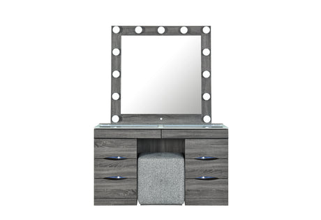 Lexi Grey Vanity with Speaker