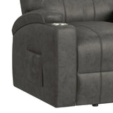 Kenmore P1 Lift Chair with Heat Massage in Simba DK Grey