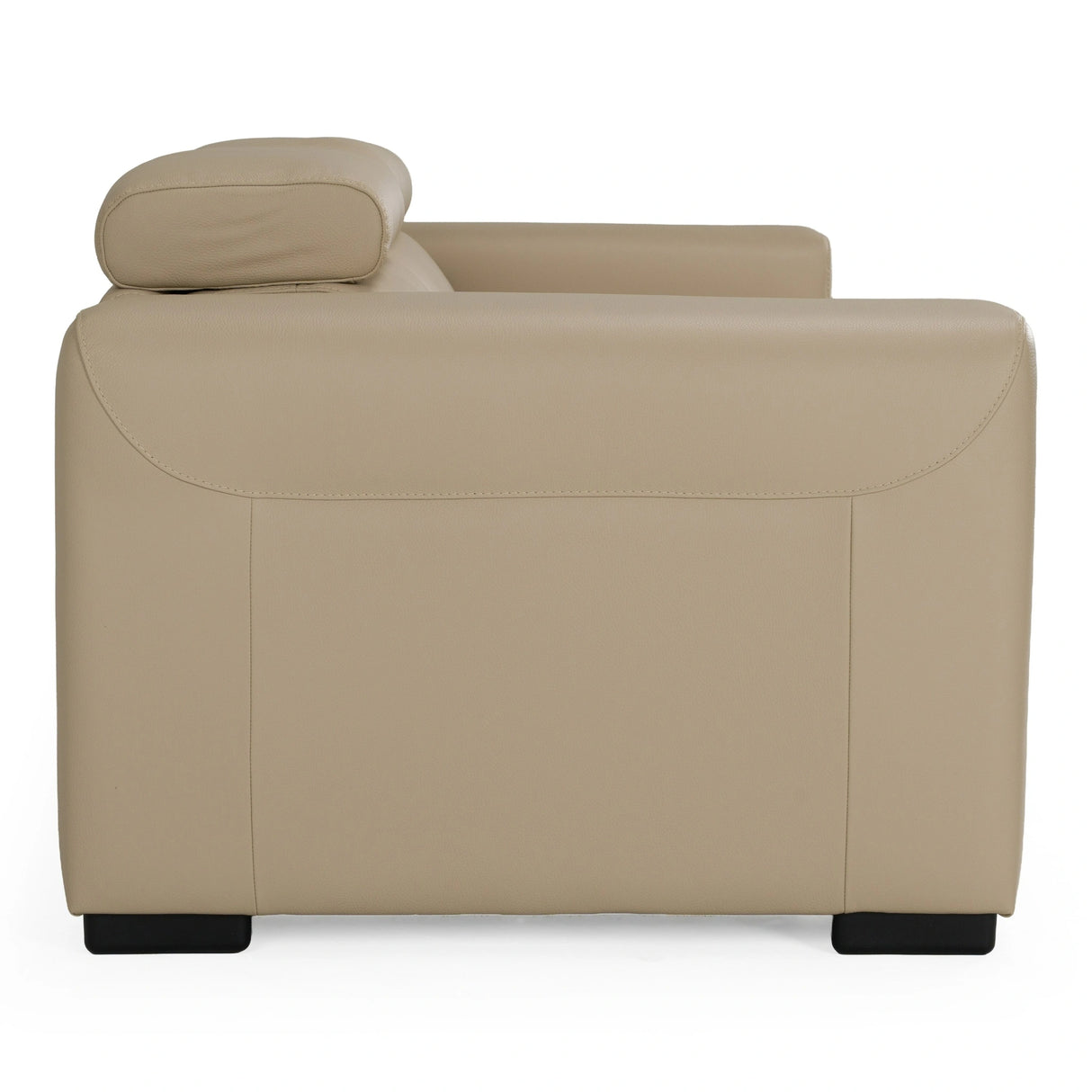 Icon - Modern Italian Cappuccino Leather Sofa Bed