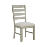 Farmington Dining Set in Medium Brown and Washed Stone