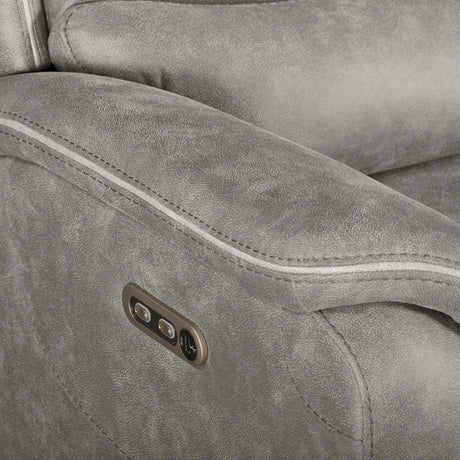 Kamari Laf Console Loveseat W/Dual Pwr Hr & Fr-Gray