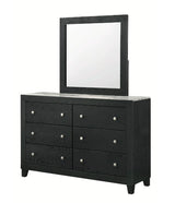 Crown Mark Furniture Cadence Dresser Mirror in Black
