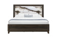 Harmony Brown Bed with LED