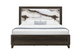 Harmony Brown Bed with LED