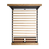 Montrose Storage Bedroom Set in Espresso & Brown