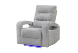 U6611 Grey 15 Power Recliner with LED