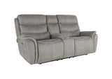 Kamari Console Loveseat W/Pwr Hr & Fr-Gray