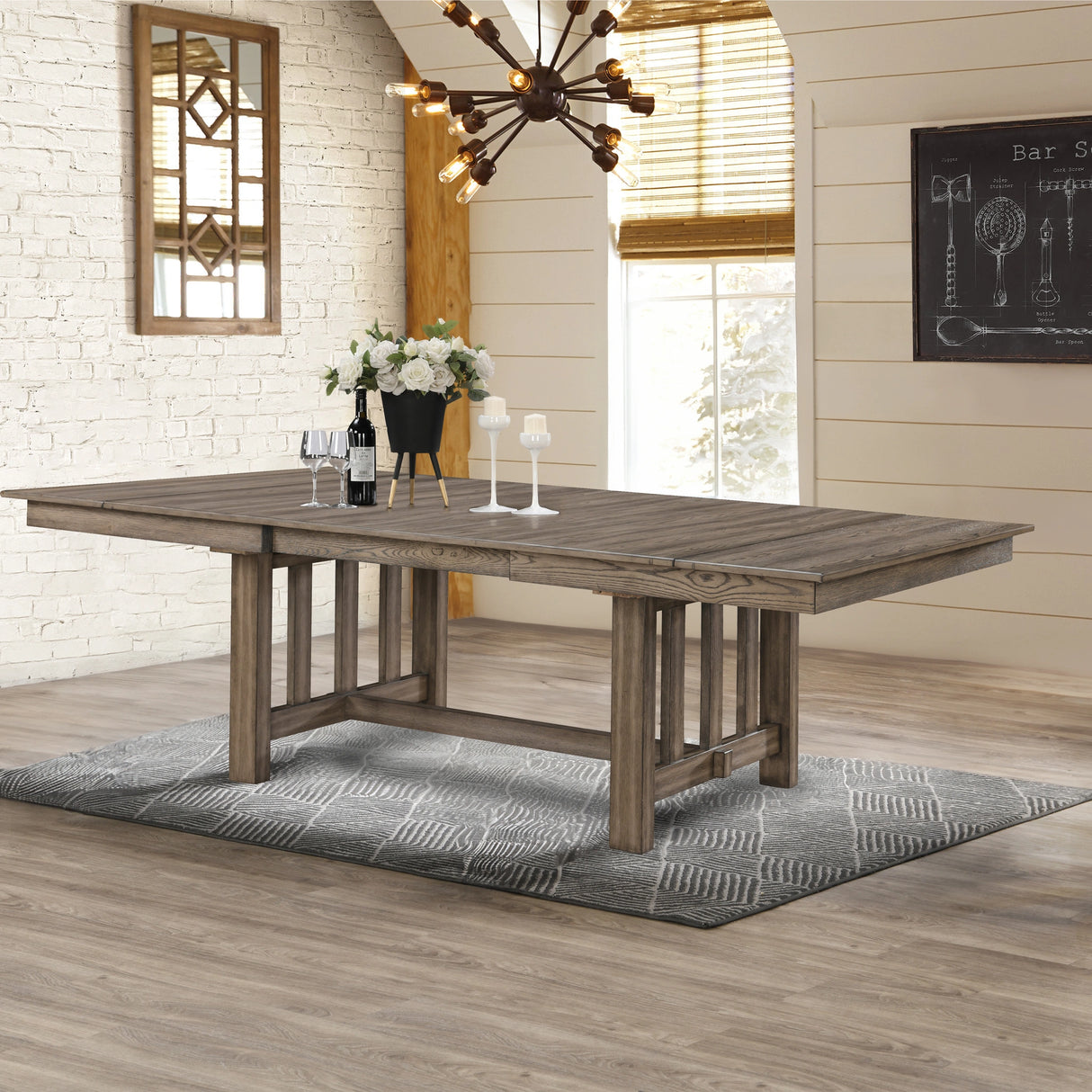 Harrisburg Dining Table Top-Walnut