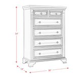 Calloway Chest Antique White Color