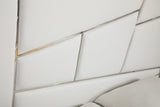 Chrysler Modern White Bonded Leather Bed