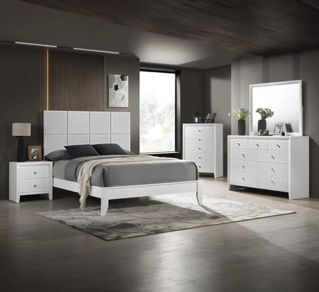 Denker King Bed White image