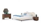 Destiny - Contemporary White Sherpa Bubble Bed